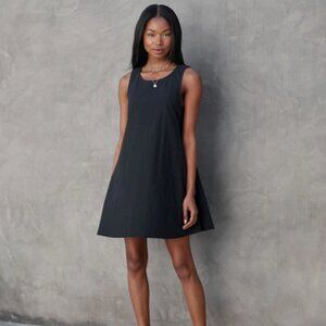 Akira Pocketed Black Trapeze Mini Sleeveless Dress Sz. M EUC